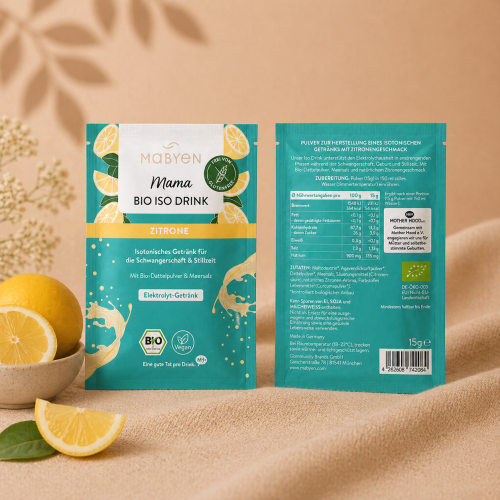 Mabyen organiczny napój izotoniczny o smaku cytryny – naturalne nawodnienie