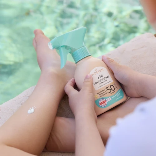 Mabyen spray przeciwsłoneczny SPF 50+ – mineralna ochrona skóry dzieci i niemowląt