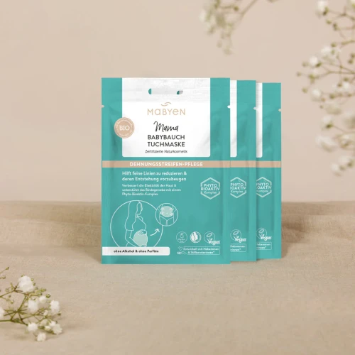 Mabyen 3-pack maseczki ujędrniającej na brzuch – pielęgnacja skóry brzucha